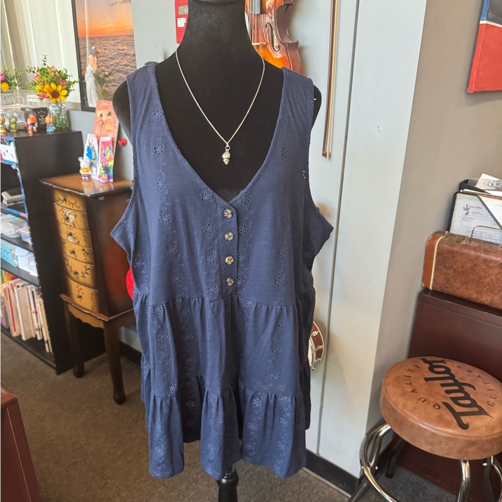 Torrid Navy Blue Tank 3